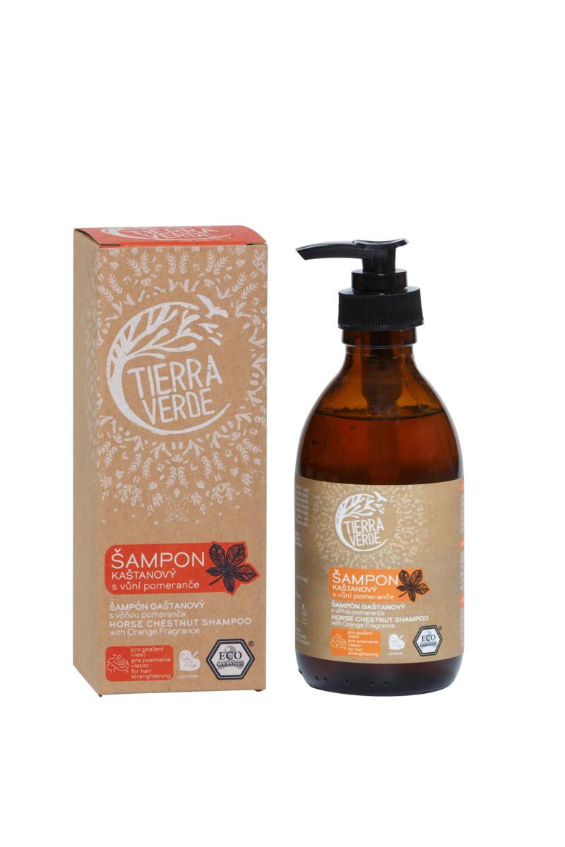 Šampón gaštanový s vôňou pomaranča (fľaštička 230 ml)